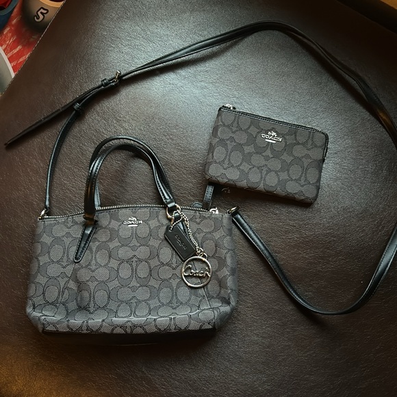 Coach Handbags - Coach crossbody bag and matching wristlet